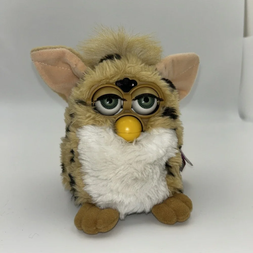 Working 1999 Furby Leopard/Cheetah 70-800 GEN 1 Tags/Tested/Works Vintage Tiger